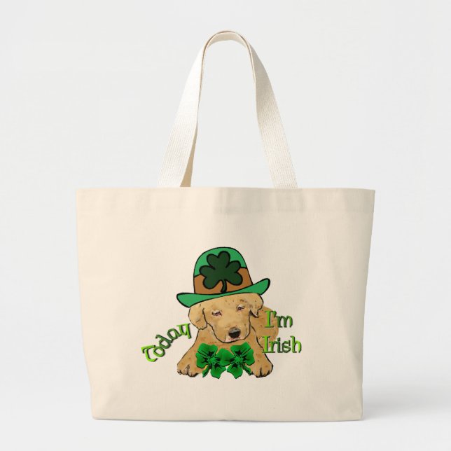 Bolsa Tote Grande Labrador Retriever Ruas Pattys (Frente)