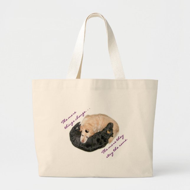 Bolsa Tote Grande Labradors (Frente)