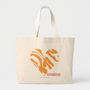 Bolsa Tote Grande Laranja 2 da zebra