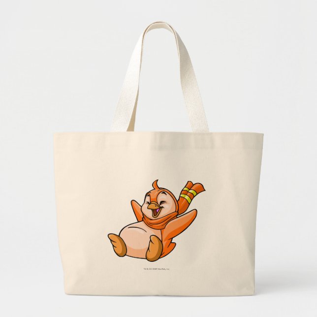 Bolsa Tote Grande Laranja de Bruce (Frente)