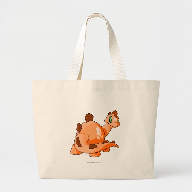 Bolsa Tote Grande Laranja de Chomby (Frente)