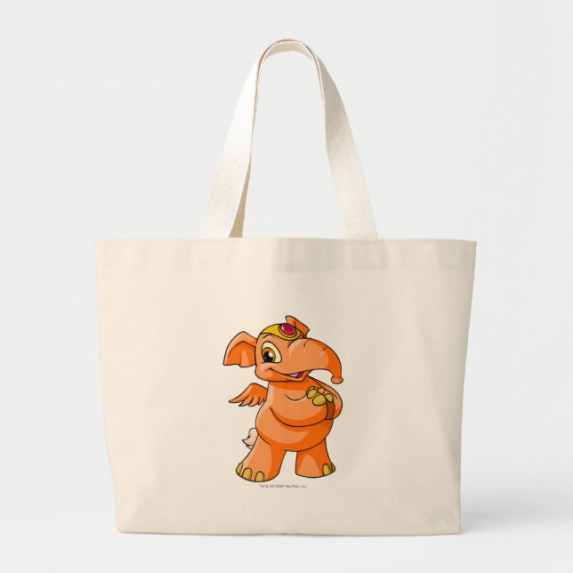 Bolsa Tote Grande Laranja de Elephante (Frente)