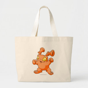 Bolsa Tote Grande Laranja de Grundo