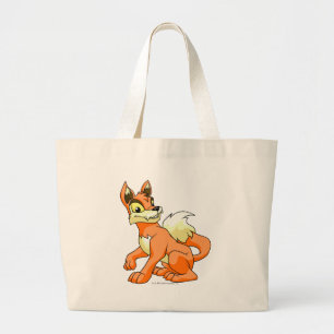 Bolsa Tote Grande Laranja de Lupe