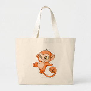 Bolsa Tote Grande Laranja de Mynci