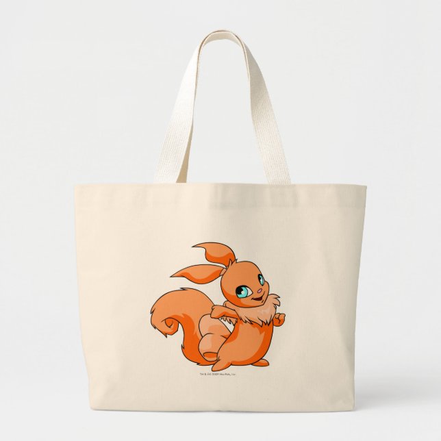 Bolsa Tote Grande Laranja de Usul (Frente)