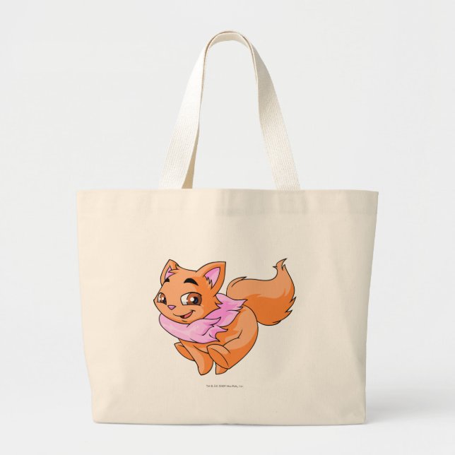 Bolsa Tote Grande Laranja de Wocky (Frente)
