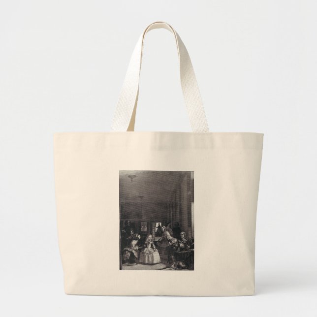Bolsa Tote Grande "Las Meninas." por Velázquez (Frente)