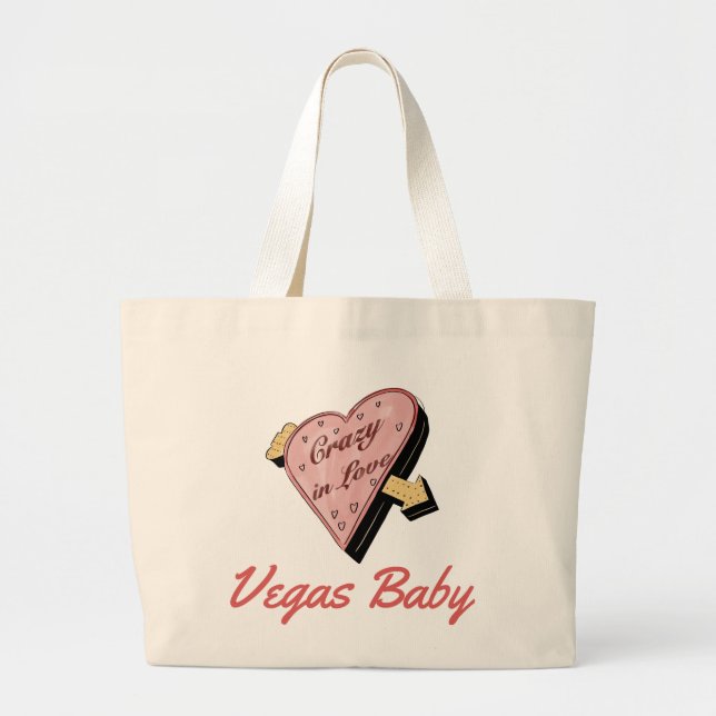 Bolsa Tote Grande Las Vegas Bachelorette (Frente)