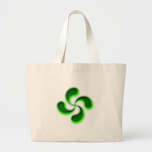 Bolsa Tote Grande lauburu cruz basca cross basque (Frente)