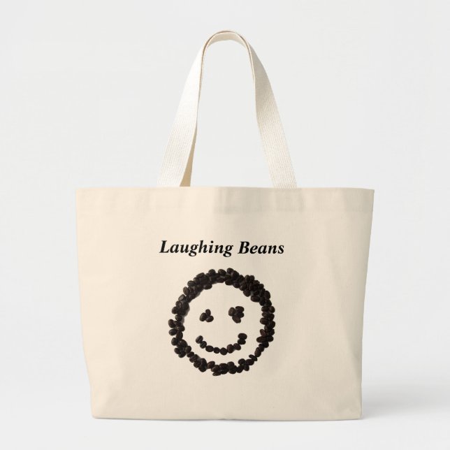 Bolsa Tote Grande Laughing Beans　トートバッグ (Frente)
