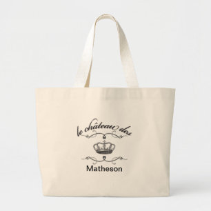 Bolsa Tote Grande le castelo DES SEU NOME