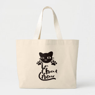 Bolsa Tote Grande Le Conversa Noir