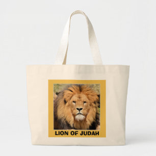 Bolsa Tote Grande LEÃO de JUDAH, as bolsas de bolsas