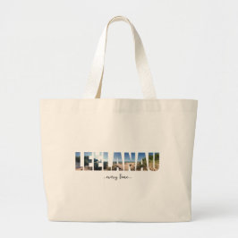Bolsa Tote Grande Leelanau Art Fotografia Tote Bag