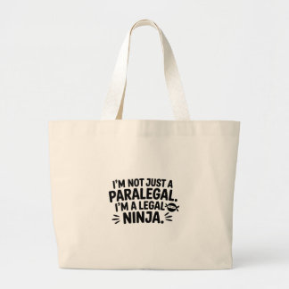 Bolsa Tote Grande Legal Ninja Paralegal Jumbo Tote | Trabalho