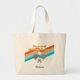 Bolsa Tote Grande Legal Pickleball Mãe Saco Grande