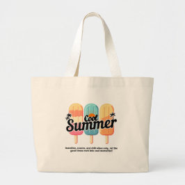 Bolsa Tote Grande Legal Verão Arco-Íris Tote Bag