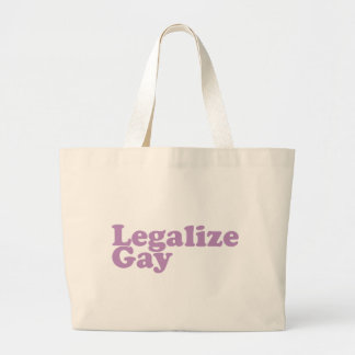 Bolsa Tote Grande legalize a lavanda alegre