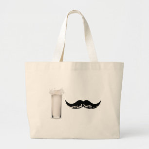 Bolsa Tote Grande Leite bigode