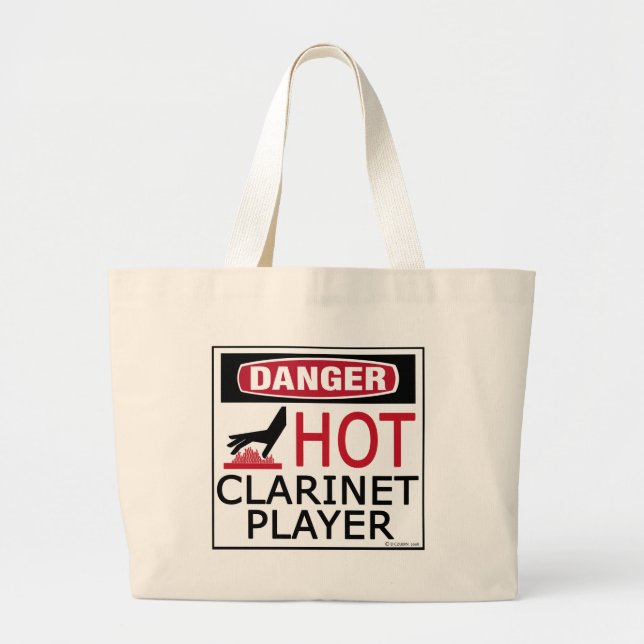 Bolsa Tote Grande Leitor Clarinet Quente (Frente)