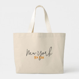 Bolsa Tote Grande Lembrança da Cidade de Nova York, Nova York