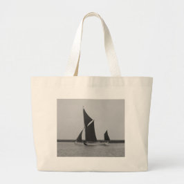 Bolsa Tote Grande Lembrete de Barcaça de Vela