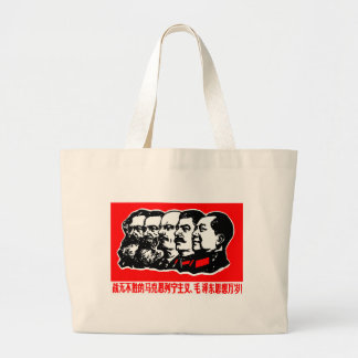 Bolsa Tote Grande Lenin Marx Mao Zedong
