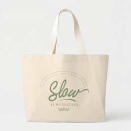 Bolsa Tote Grande Lento É Meu Sucesso