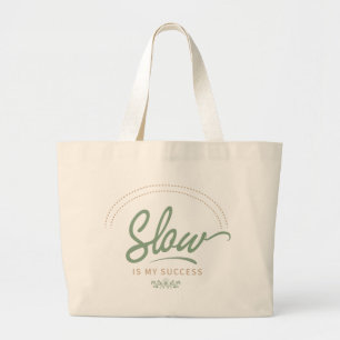 Bolsa Tote Grande Lento É Meu Sucesso