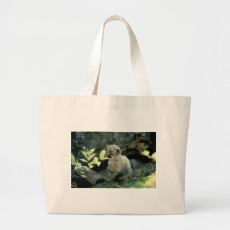 Bolsa Tote Grande Leopardo de neve Cub