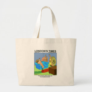 Bolsa Tote Grande Lesmas Casando com Limo Presentes Engraçados Camis