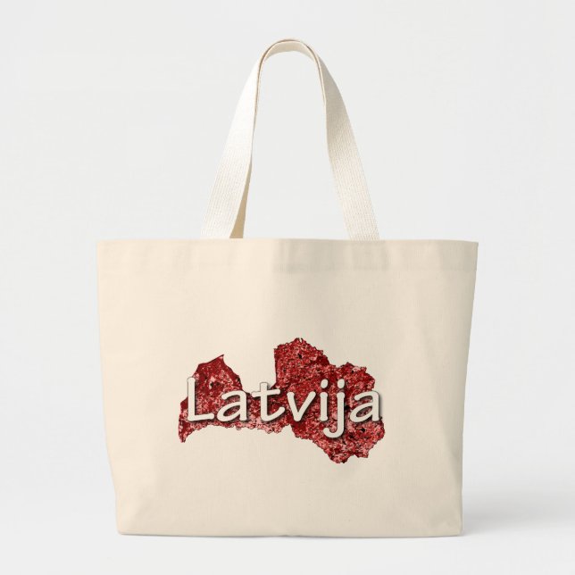 Bolsa Tote Grande Letónia (Frente)