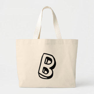 Bolsa Tote Grande Letra B