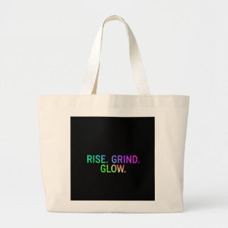 Bolsa Tote Grande Levante-se. Grind. Brilho. | Saco de ferramentas m