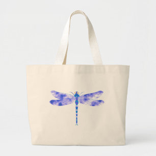 Bolsa Tote Grande Libélula azul