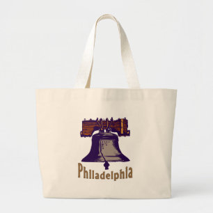 Bolsa Tote Grande Liberty Bell Philadelphia