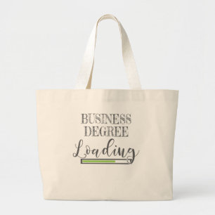 Bolsa Tote Grande Licenciado em Negócios para Estudantes da Business