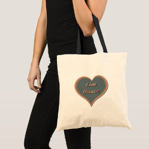Bolsa Tote Grande Line dance Love Heart