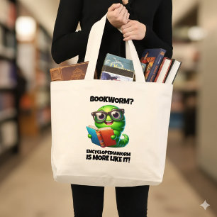 Bolsa Tote Grande Livrário Engraçado? Mais Parece Enciclopedívoro!