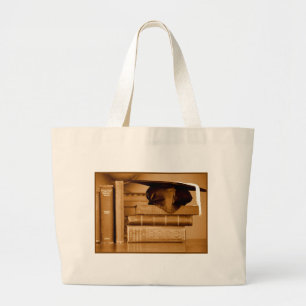 Bolsa Tote Grande Livros clássicos para o saco graduado/livro