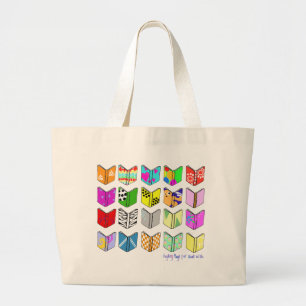 Bolsa Tote Grande Livros! Sacola