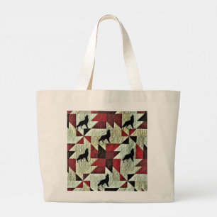 Bolsa Tote Grande Lobo