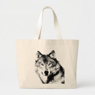 Bolsa Tote Grande Lobo