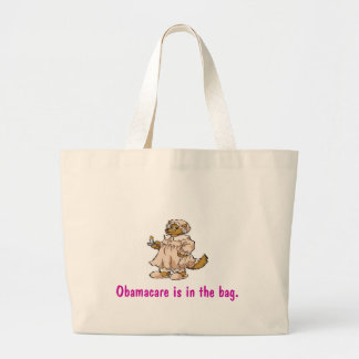 Bolsa Tote Grande Lobo na roupa da avó