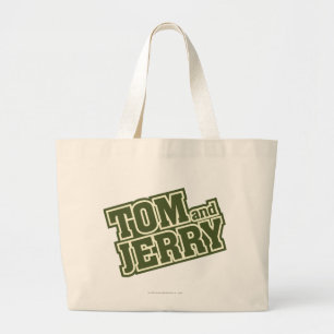 Bolsa Tote Grande Logotipo 3 de Tom e de Jerry
