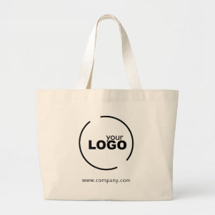 Bolsa Tote Grande Logotipo comercial moderno profissional
