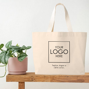 Bolsa Tote Grande Logotipo da empresa Personalizado do Funcionarios