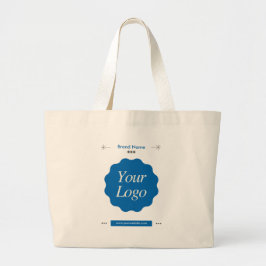 Bolsa Tote Grande Logotipo de Marca comercial | Marca Personalizada 