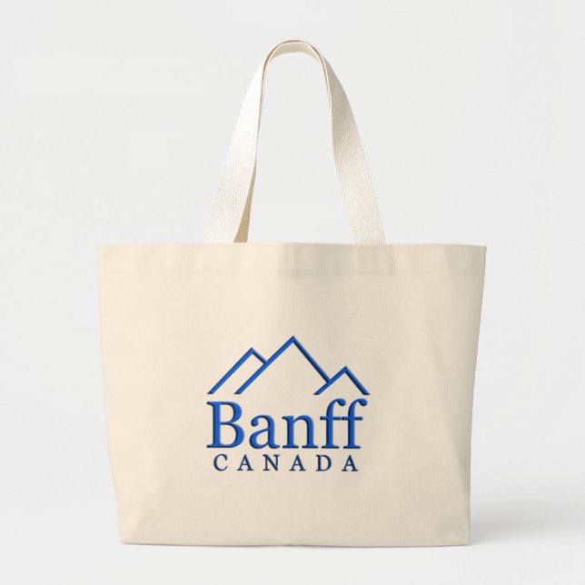 Bolsa Tote Grande Logotipo do Banff National Park (Frente)
